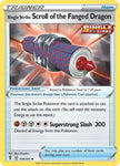 Pokemon TCG - EVOLVING SKIES - 158/203 - SINGLE STRIKE SCROLL OF THE FANGED DRAGON - Reverse Holo - Trainer