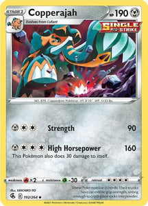 Pokemon TCG - FUSION STRIKE - 192/264 - COPPERAJAH - Uncommon