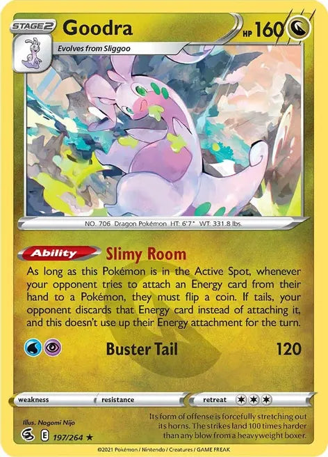 Pokemon TCG - FUSION STRIKE - 197/203 - GOODRA - Rare