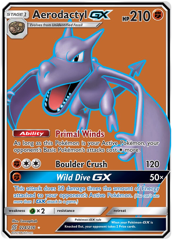 Unified Minds Aerodactyl GX