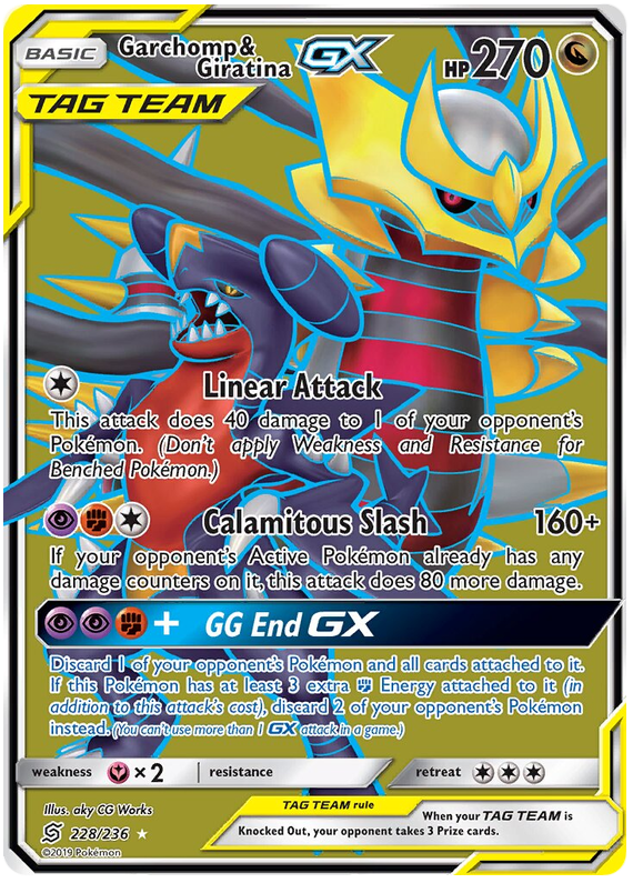 Unified Minds Garchomp & Giratina GX