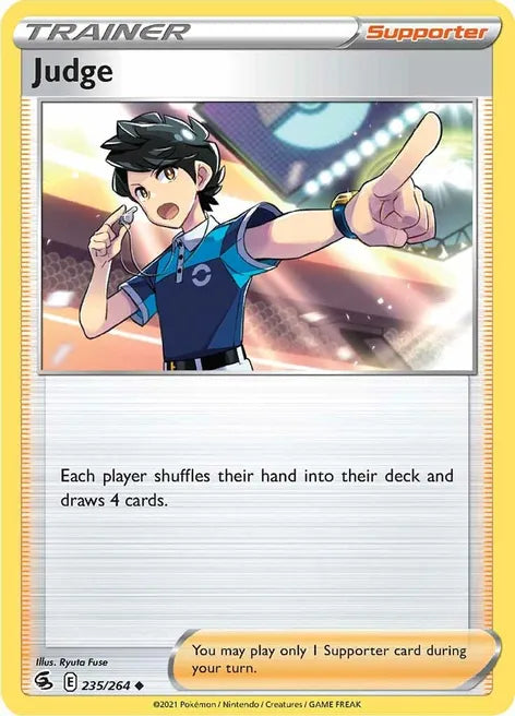 Pokemon TCG - FUSION STRIKE - 235/264 - JUDGE - Trainer