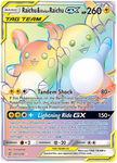 Unified Minds Raichu & Alolan Raichu GX