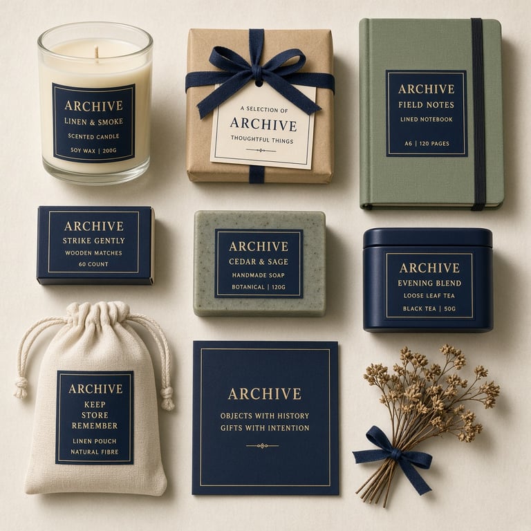 A neat selection of giftable objects